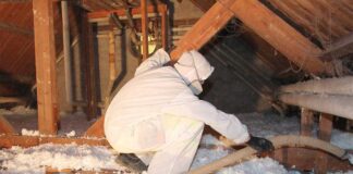 Uduvavanje staklene vune